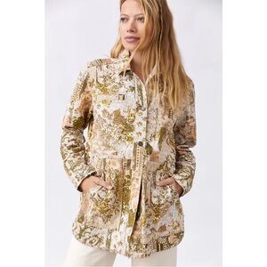 Anthropologie Pilcro and The Letterpress The Fielder Denim Shirt Jacket